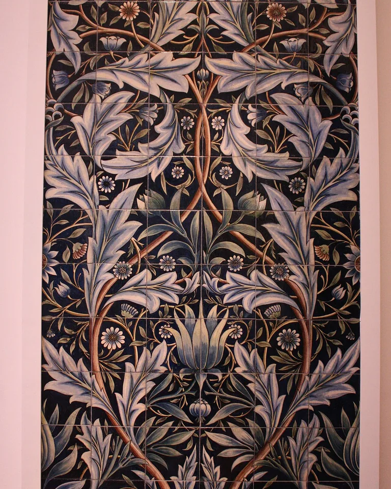 12 Southwestern Bathroom Ideas That Bring Desert Warmth Into Your Home 5 Hand-painted Talavera ceramic tiles with cobalt blue and yellow patterns