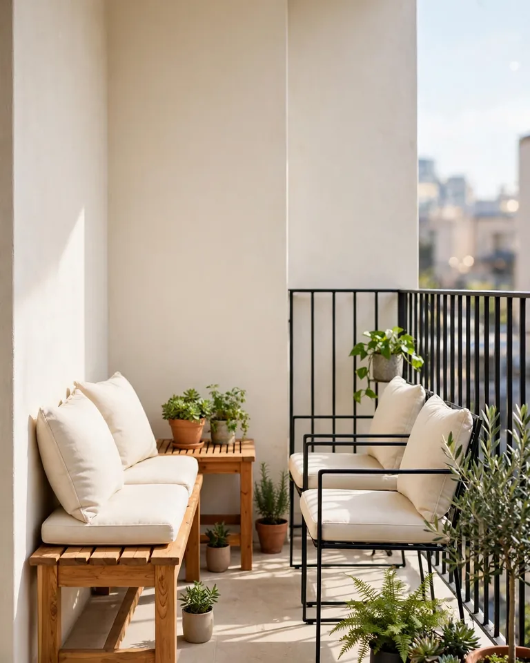 12 Small Balcony Color Palette Ideas That Make Tiny Outdoor Spaces Look Bigger 6 balcony-palette-charcoal-cedar