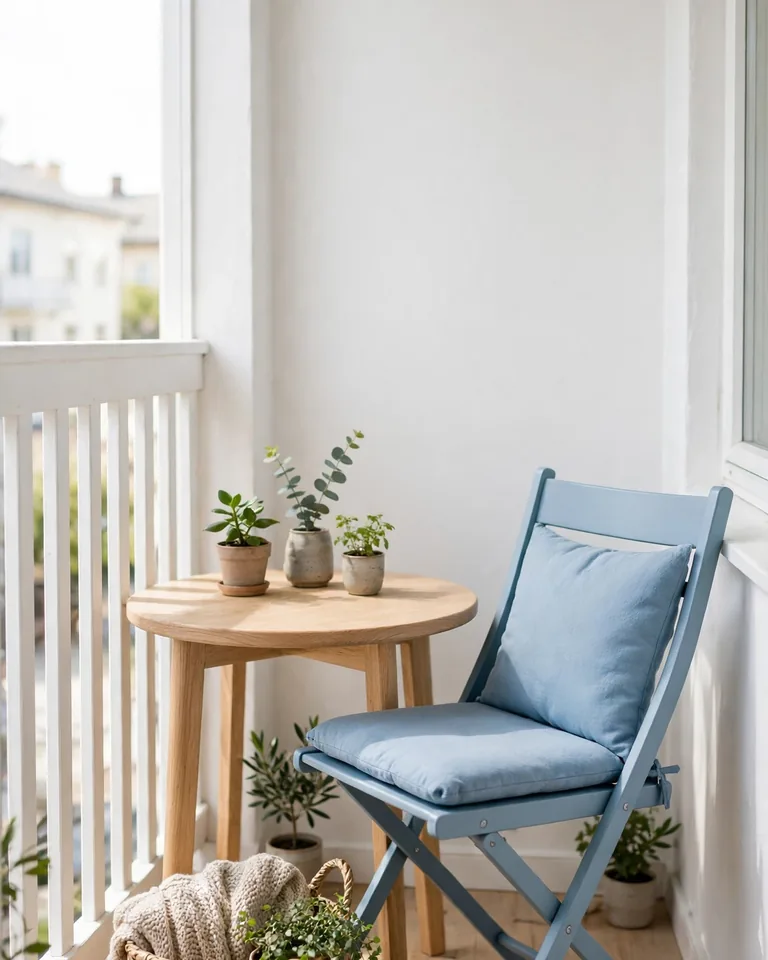 12 Small Balcony Color Palette Ideas That Make Tiny Outdoor Spaces Look Bigger 11 balcony-palette-powder-blue