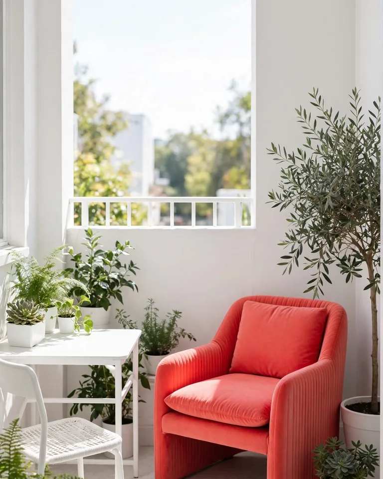 12 Small Balcony Color Palette Ideas That Make Tiny Outdoor Spaces Look Bigger 15 balcony-palette-white-accent-swap