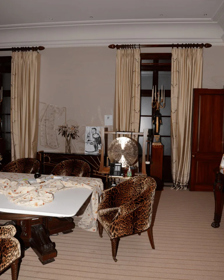 14 Window Treatment Ideas That Make Any Room Look Finished 16 Bold patterned curtains as a focal point in a living room